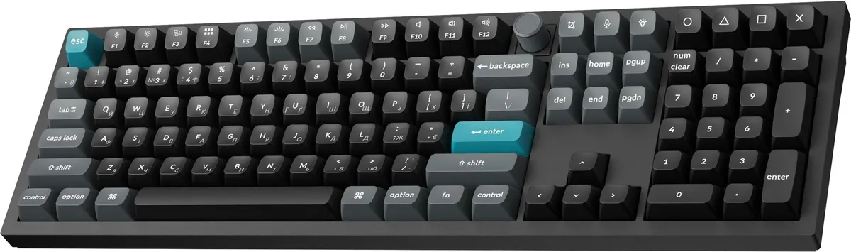 Клавіатура бездротова Keychron Q6 Ultra Keychron Red Switch Black RGB (Q6U-M1-UA) - мініатюра 4
