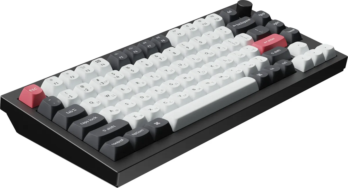 Клавіатура бездротова Keychron Q1 HE Magnetic Switch Black RGB (Q1H-M1-UA) - мініатюра 5