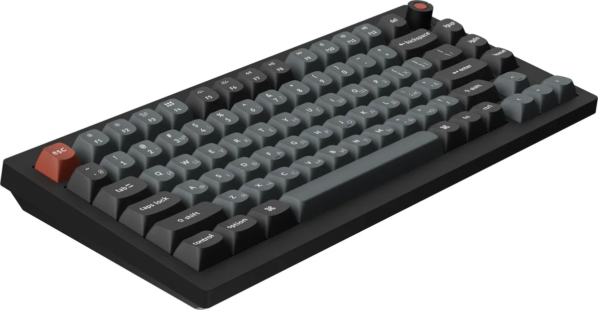 Клавіатура Keychron V1 8K Keychron Super Red Switch Black RGB (V1W-D1-UA) - мініатюра 5