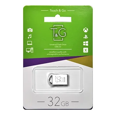 Флеш-накопичувач USB 32GB T&G 107 Metal Series Silver (TG107-32G) - мініатюра 2