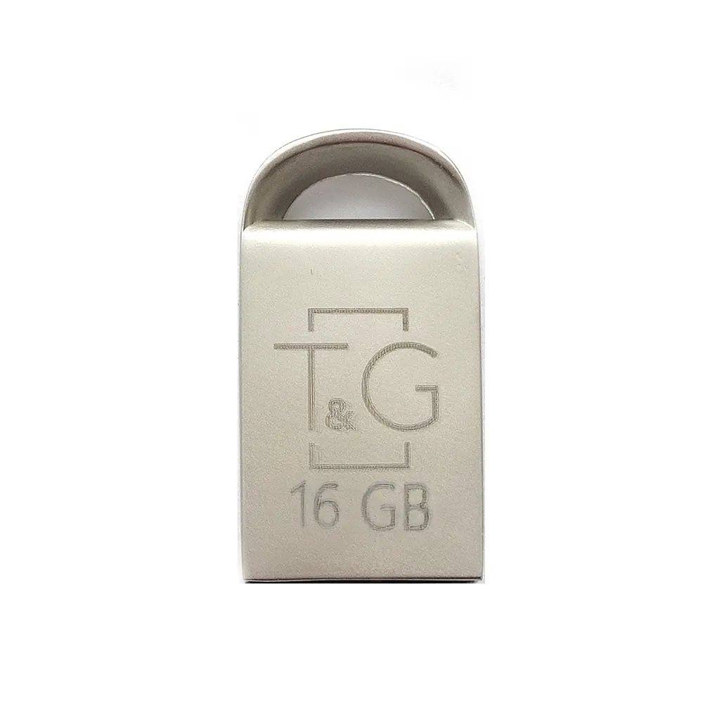 Флеш-накопичувач USB 16GB T&G 107 Metal Series Silver (TG107-16G) - зображення 1