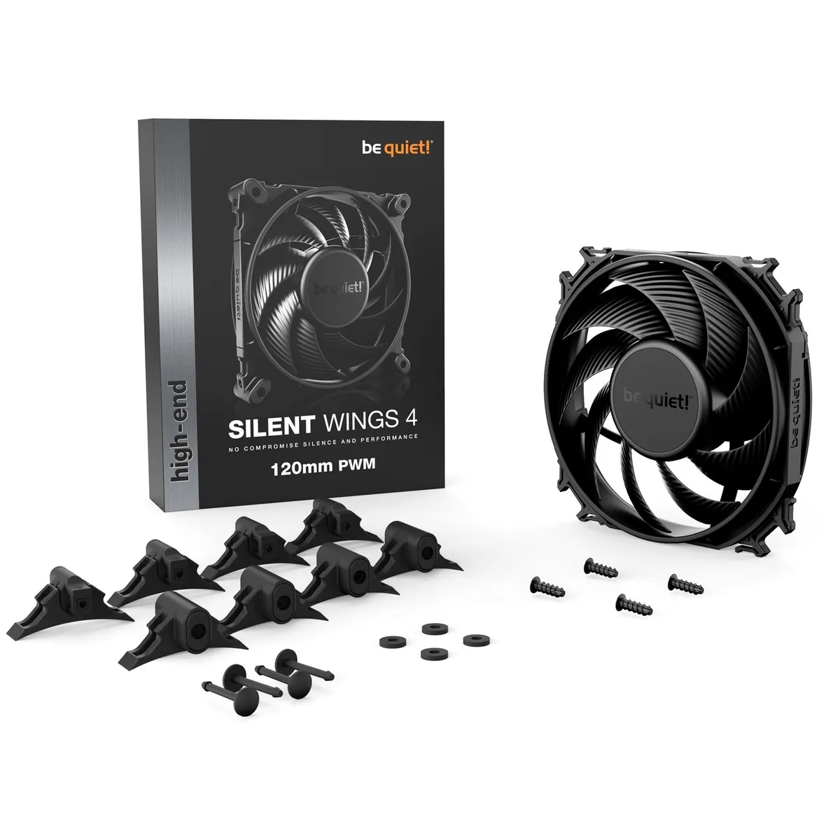 Вентилятор be quiet! Silent Wings 4 120mm PWM Black (BL093) - мініатюра 4