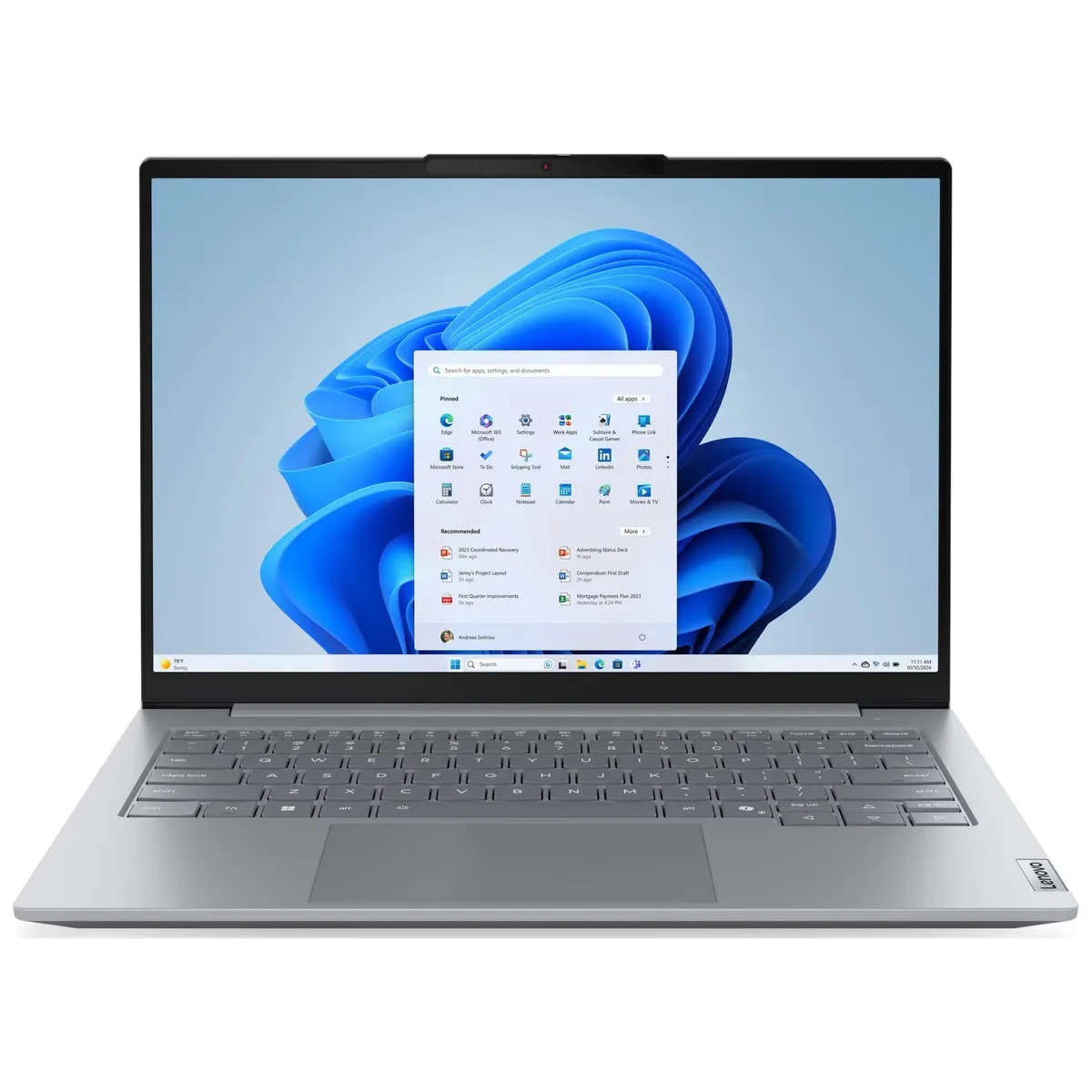 Ноутбук Lenovo ThinkBook 14 G9 IRL (21UY000RRA) Arctic Grey - зображення 1