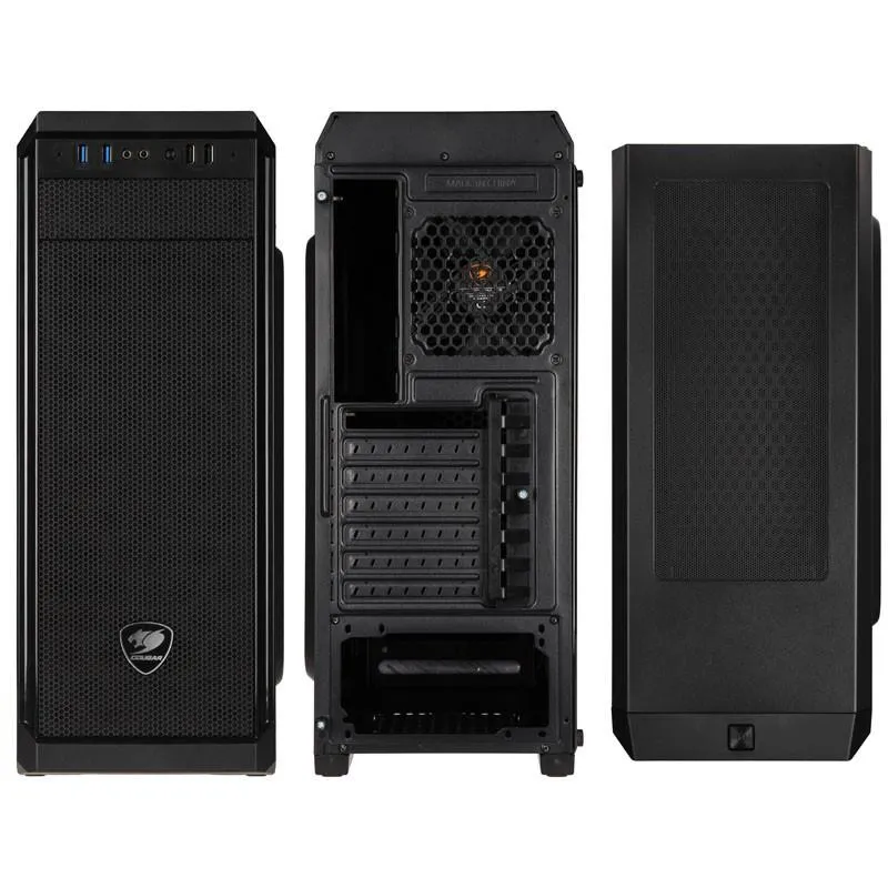 Корпус Cougar MX330-G Black без БЖ - мініатюра 3