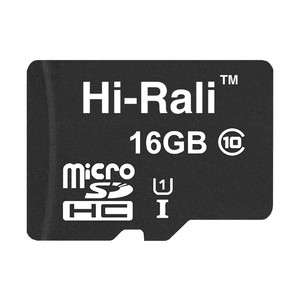 Карта пам`ятi MicroSDHC 16GB UHS-I Class 10 Hi-Rali (HI-16GBSD10U1-00) - зображення 1