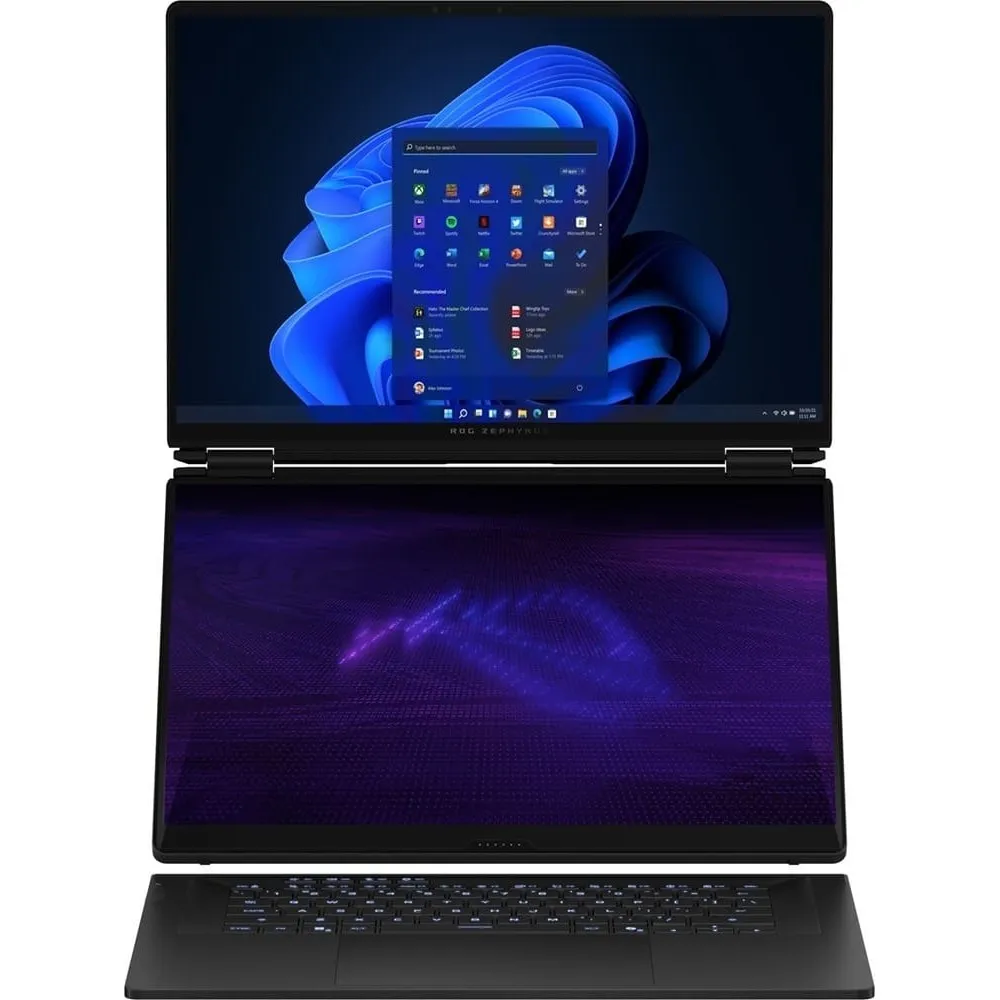 Ноутбук Asus ROG Zephyrus Duo GX651AX-SR100X (90NR0NT2-M004C0) Stellar Grey - зображення 1