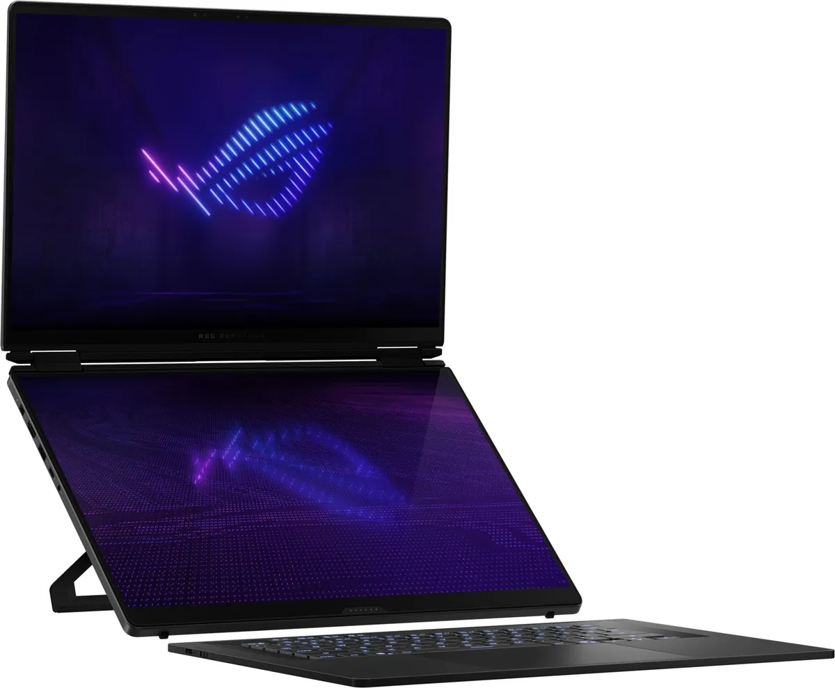Ноутбук Asus ROG Zephyrus Duo GX651AX-SR100X (90NR0NT2-M004C0) Stellar Grey - мініатюра 2