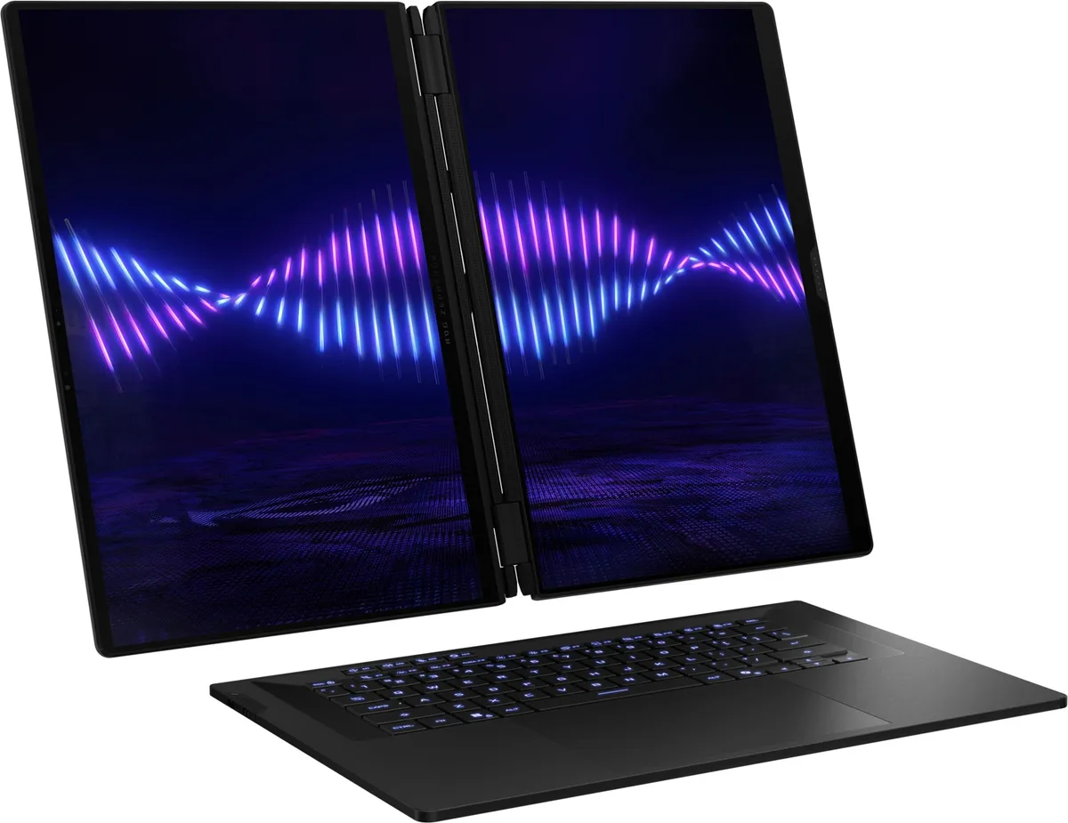 Ноутбук Asus ROG Zephyrus Duo GX651AX-SR100X (90NR0NT2-M004C0) Stellar Grey - мініатюра 3