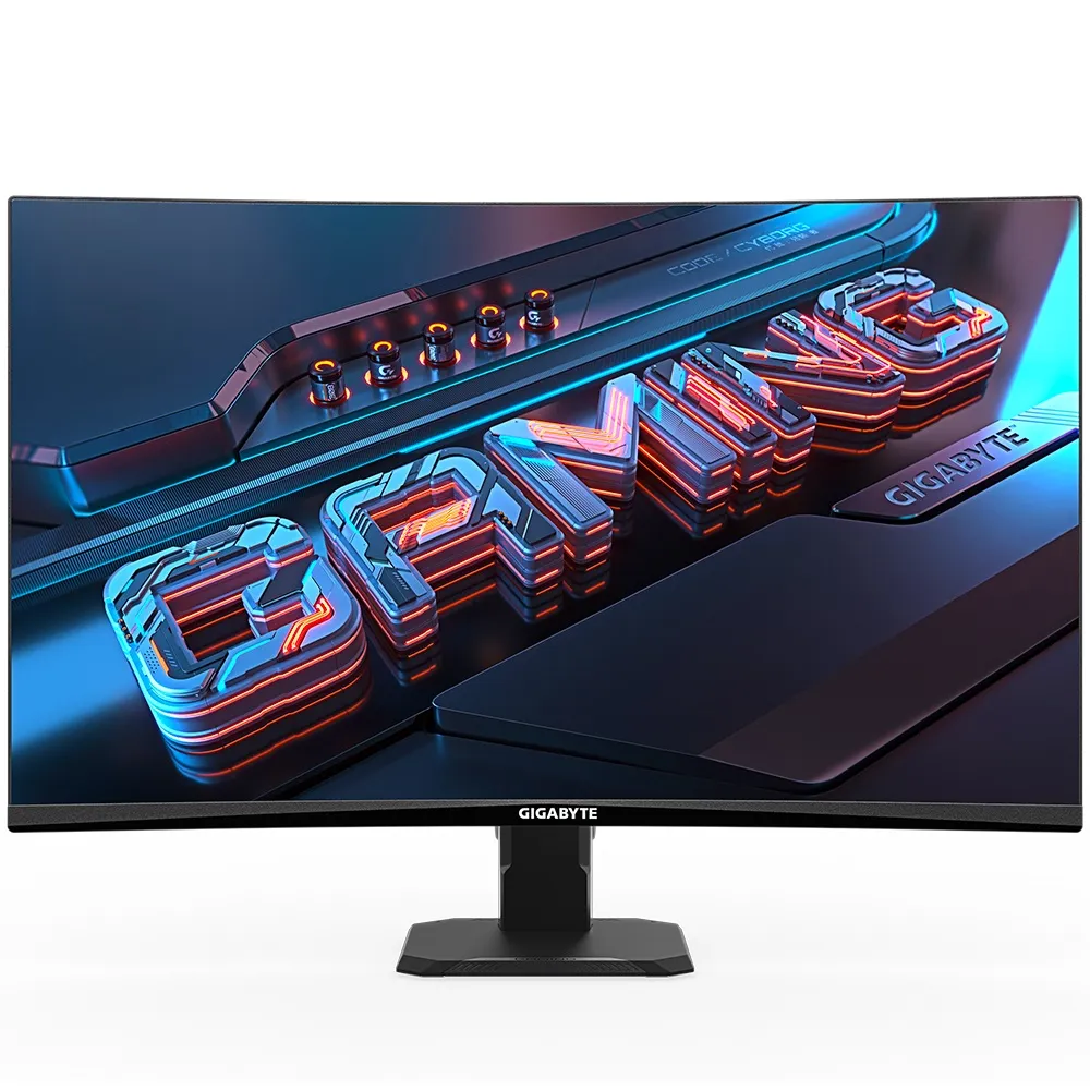 Монiтор Gigabyte 27" GS27FC VA Black Curved - зображення 1
