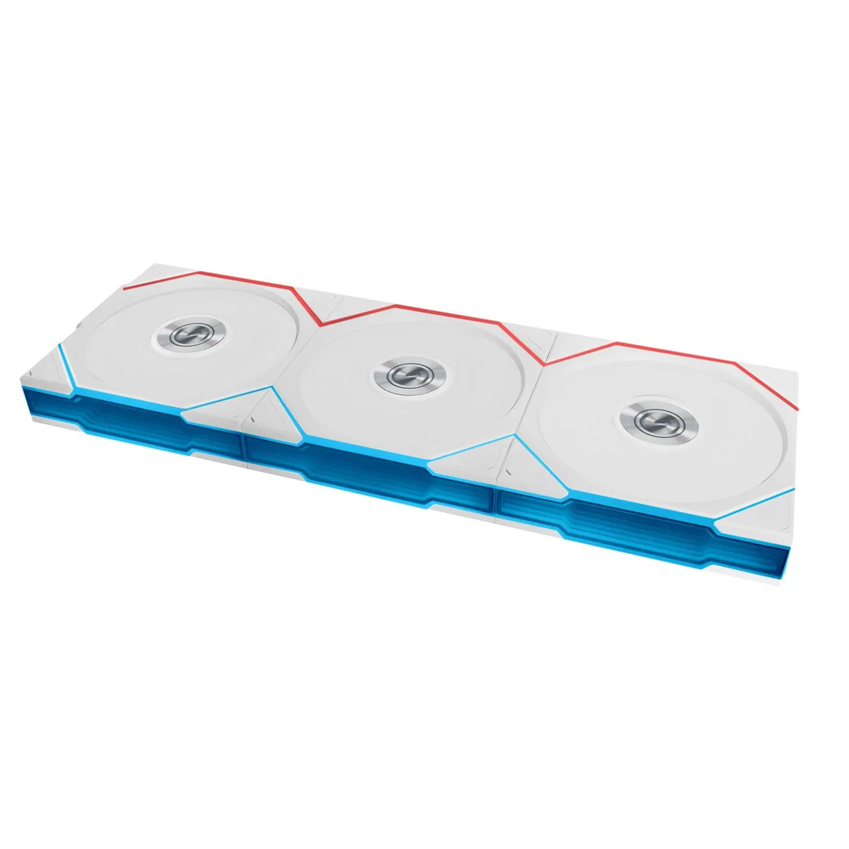Вентилятор Lian Li Uni Fan TL Wireless Reverse 120-3 White (G99.12RTL1W3W.00) - зображення 1