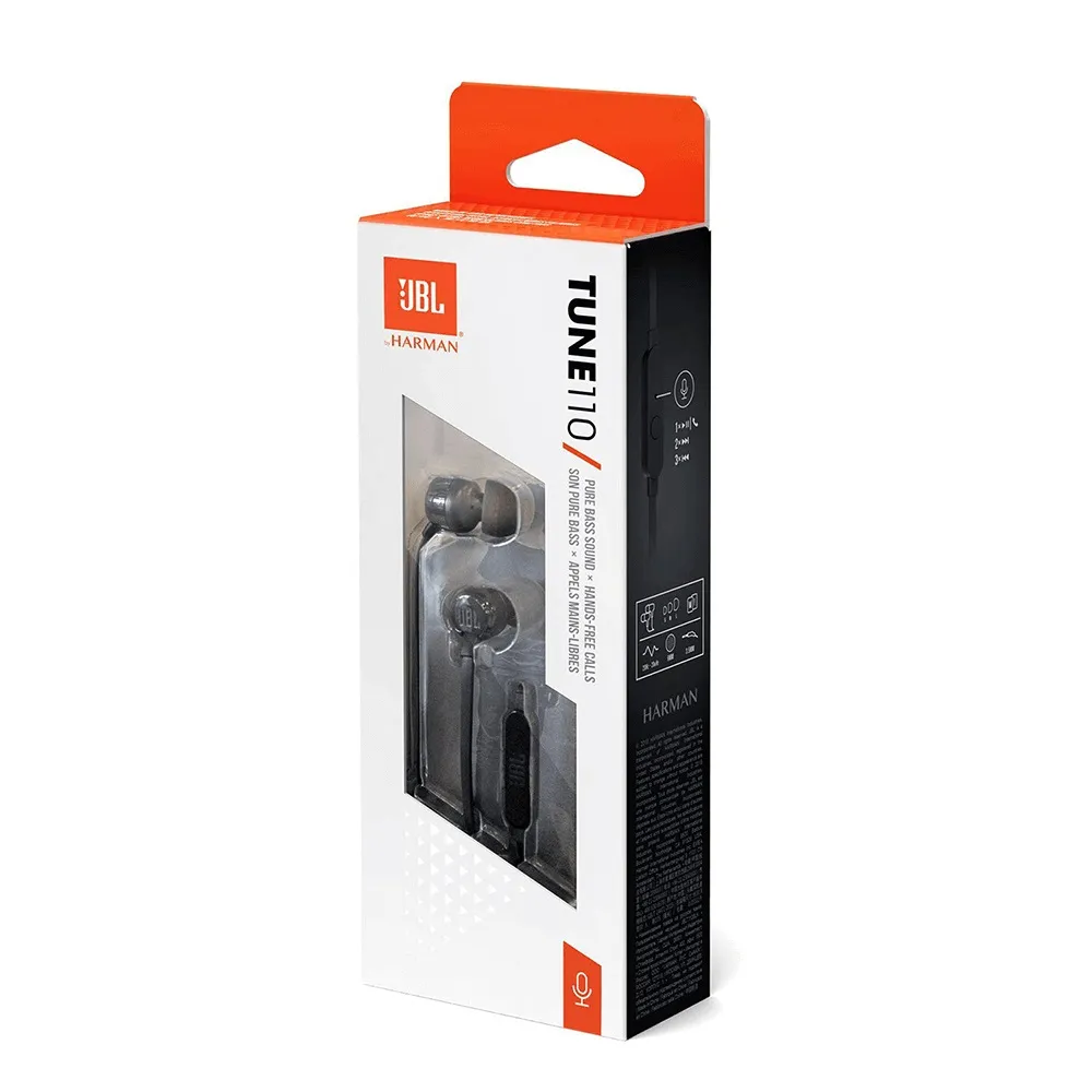 Гарнітура JBL T110 Black (JBLT110BLK) - мініатюра 10