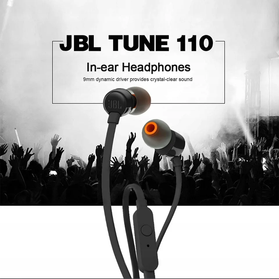 Гарнітура JBL T110 Black (JBLT110BLK) - мініатюра 13