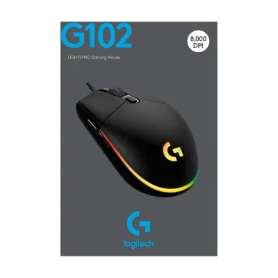 Мишка Logitech G102 Lightsync Black (910-005823) - мініатюра 10
