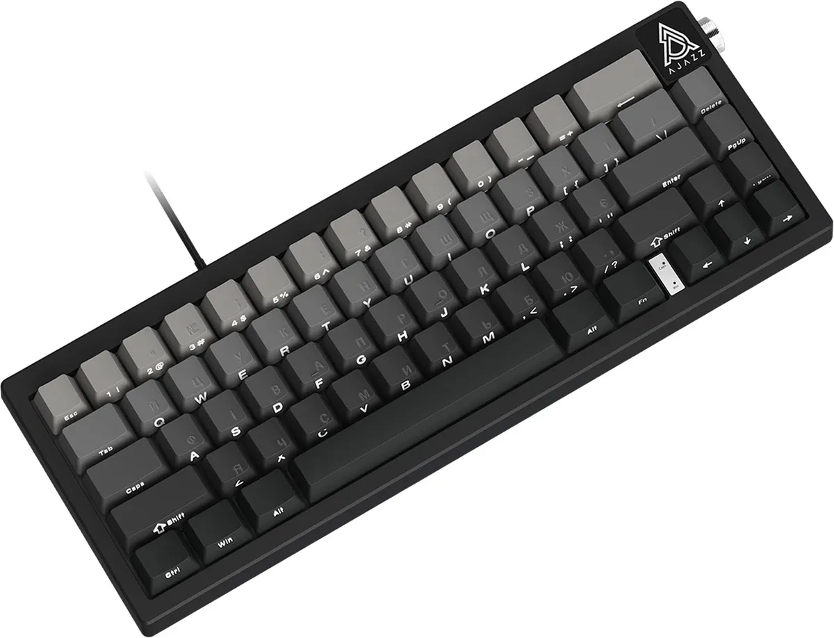 Дротова механічна клавіатура Ajazz AK650 Day Dream switches Gradient Black Grey (AK650-DD-BG) - мініатюра 5