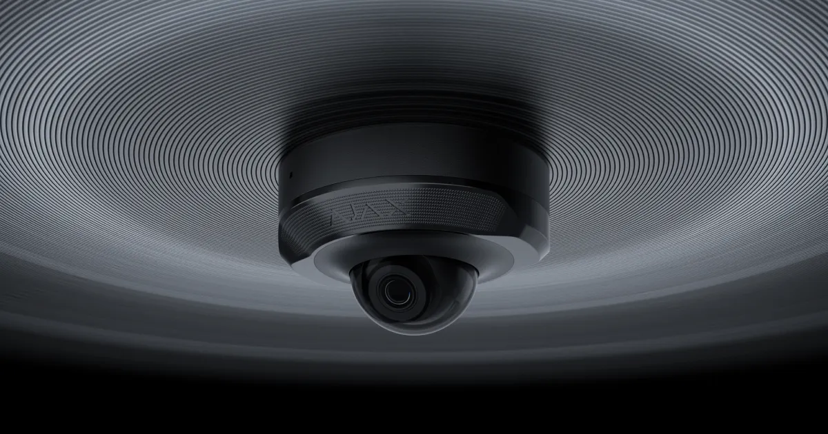 IP-камера Ajax DomeCam Mini (8EU) ASP Black 5МП (2.8мм) - мініатюра 2