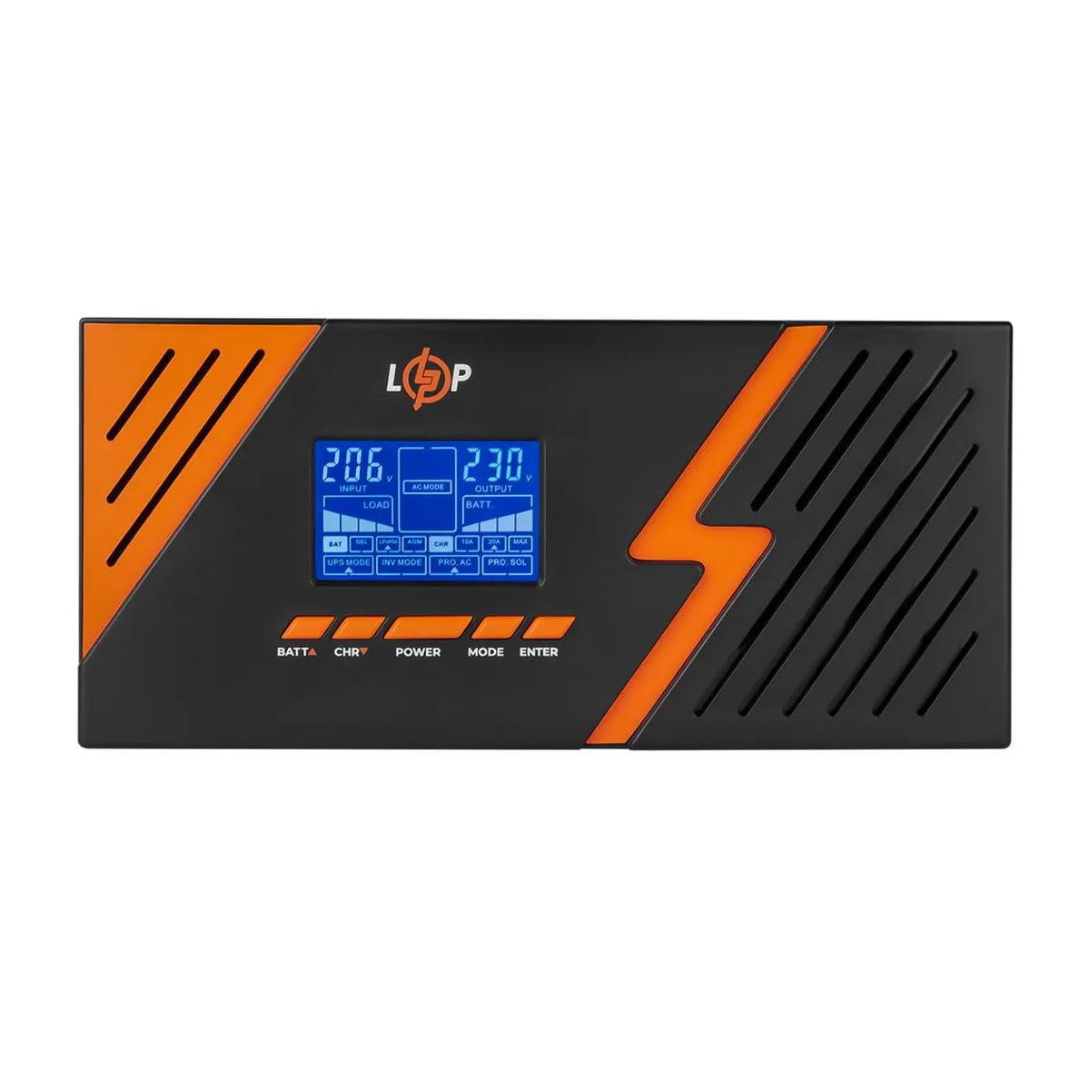 Джерело безперебійного живлення LogicPower LPM-PSW-1500VA (1050 Вт) Black - зображення 1