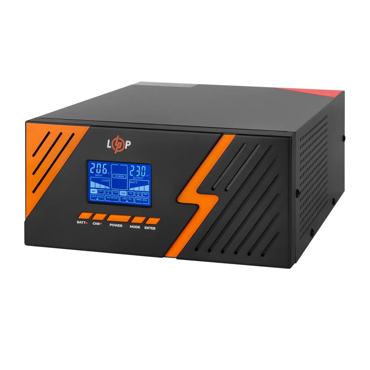Джерело безперебійного живлення LogicPower LPM-PSW-1500VA (1050 Вт) Black - мініатюра 3