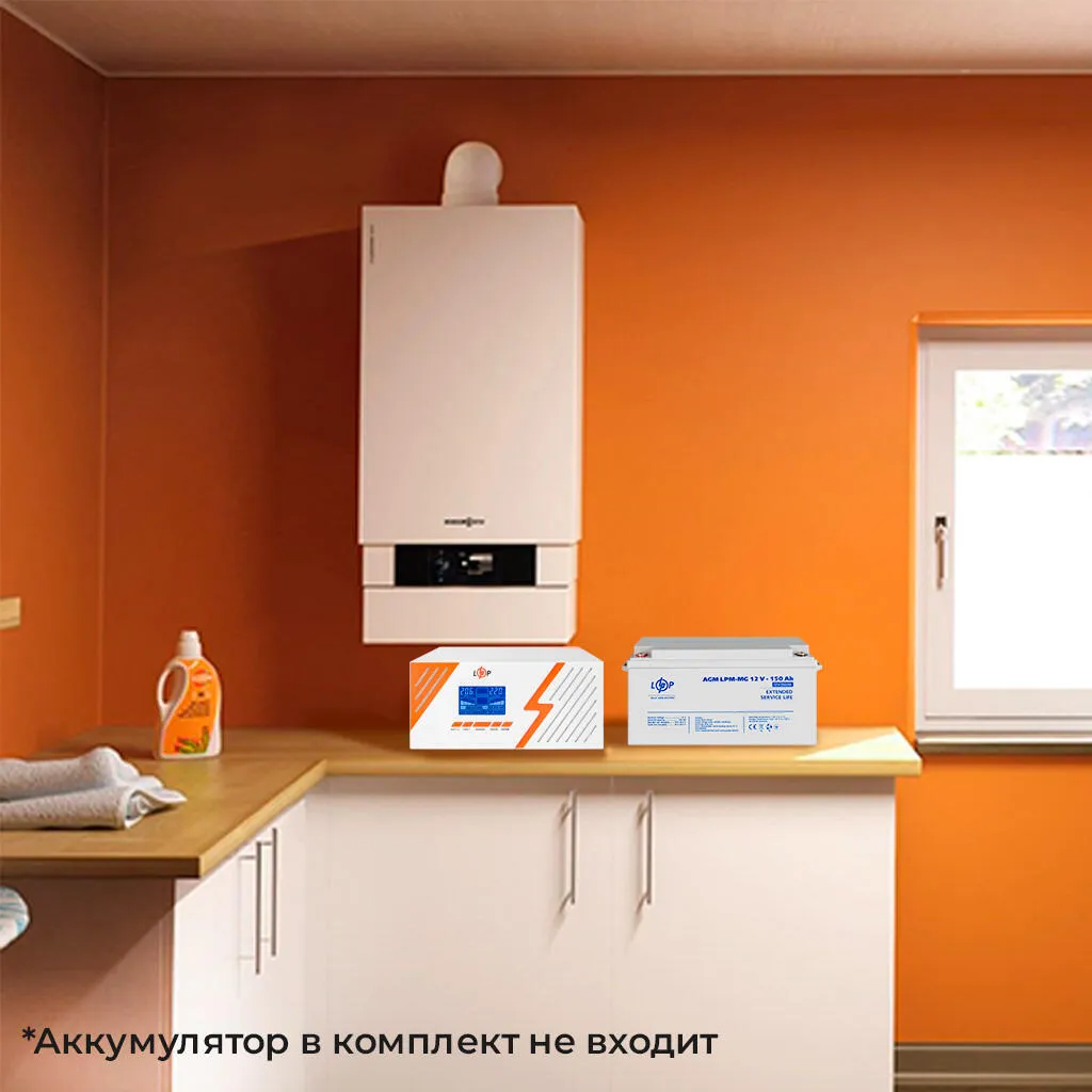 Джерело безперебійного живлення LogicPower LPM-PSW-1500VA (1050 Вт) White - мініатюра 11