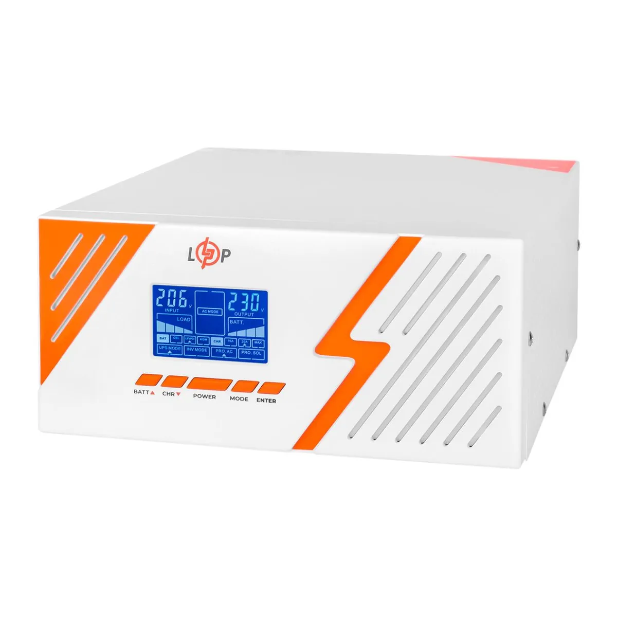 Джерело безперебійного живлення LogicPower LPM-PSW-1500VA (1050 Вт) White - мініатюра 3