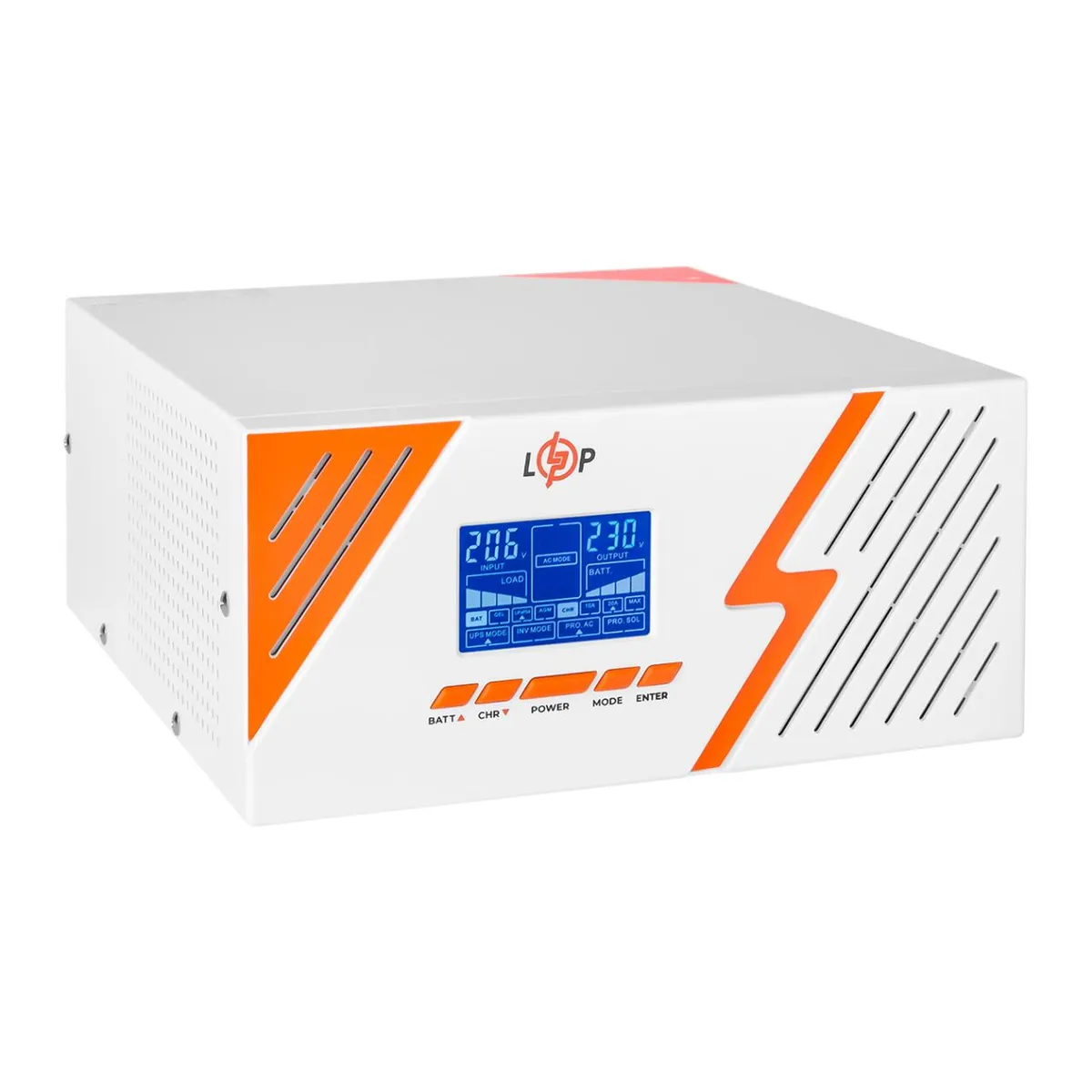 Джерело безперебійного живлення LogicPower LPM-PSW-1500VA (1050 Вт) White - мініатюра 4