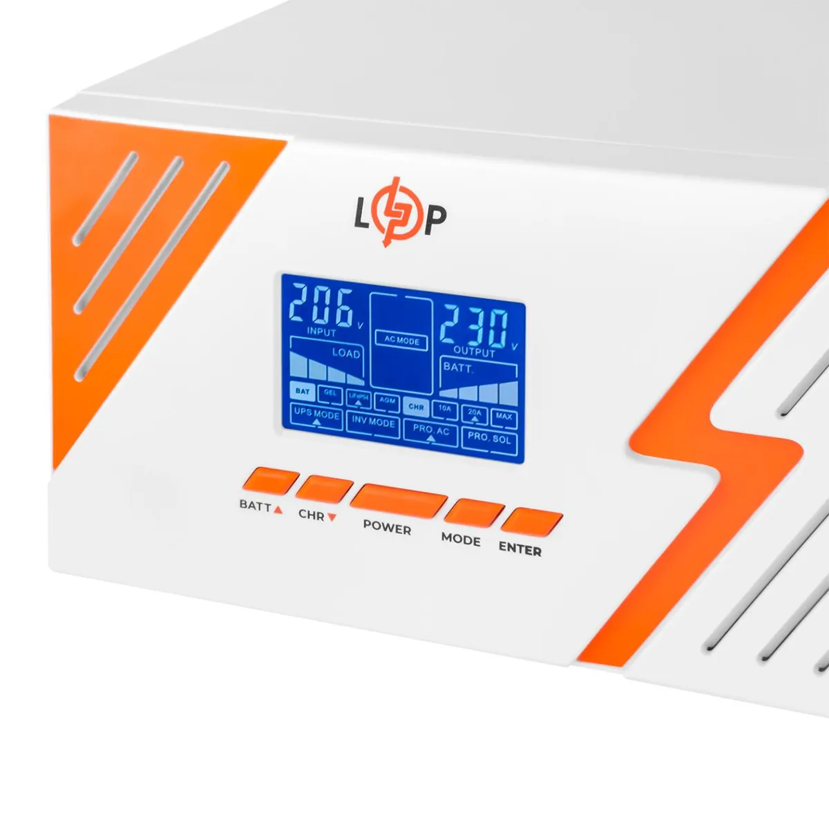 Джерело безперебійного живлення LogicPower LPM-PSW-1500VA (1050 Вт) White - мініатюра 7