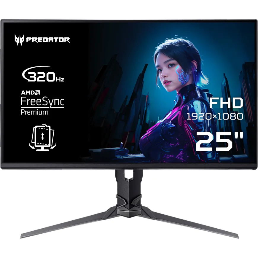 Монітор Acer 24.5" Predator XB253QF3bmiiprx (UM.KX3EE.301) IPS Black 320Hz