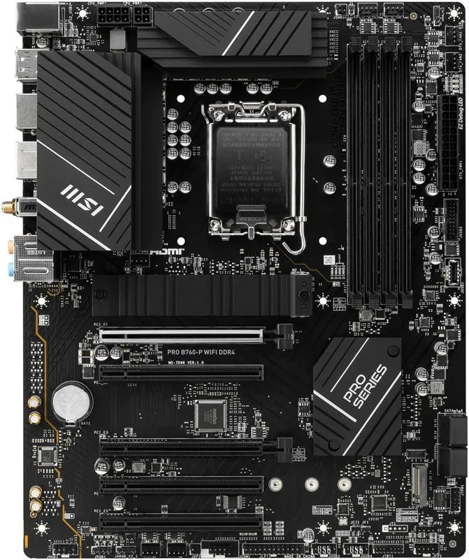 Материнська плата MSI Pro B760-P WiFi DDR4 Socket 1700 - зображення 1
