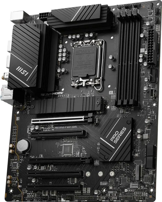 Материнська плата MSI Pro B760-P WiFi DDR4 Socket 1700 - мініатюра 2