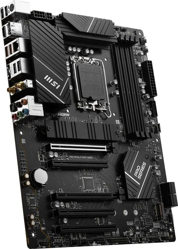 Материнська плата MSI Pro B760-P WiFi DDR4 Socket 1700 - мініатюра 3