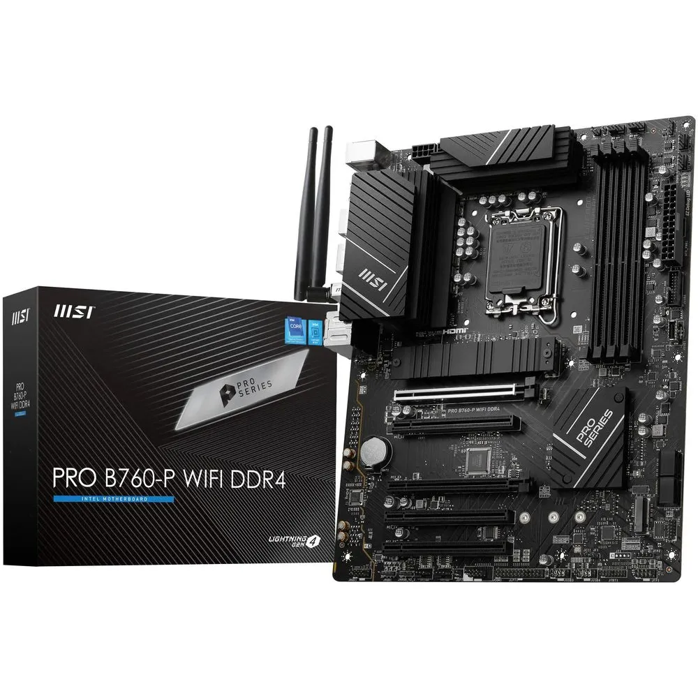 Материнська плата MSI Pro B760-P WiFi DDR4 Socket 1700 - мініатюра 7