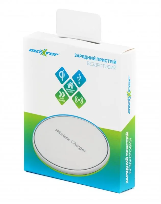 Бездротовий зарядний пристрій Maxxter QC3.0 (M-QIF-03) - мініатюра 2