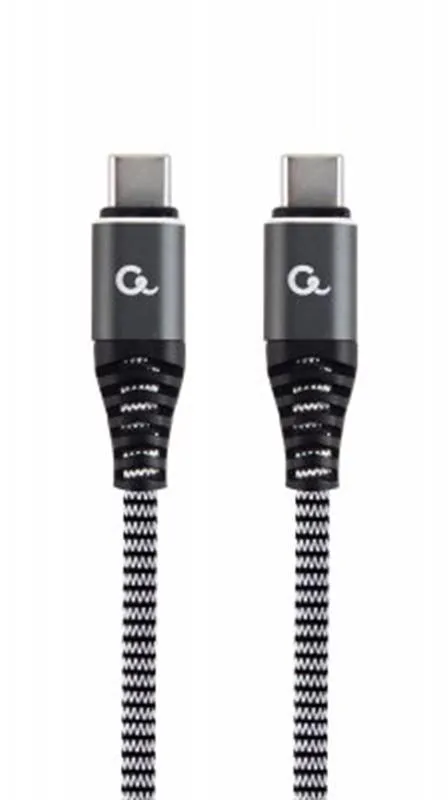 Кабель Cablexpert USB Type-C - USB Type-C (M/M), 1.5 м, Grey (CC-USB2B-CMCM100-1.5M) - зображення 1