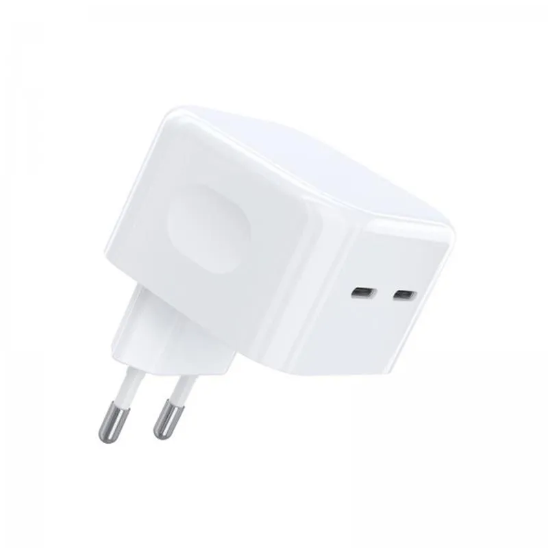 Мережевий зарядний пристрій Choetech White (Q5008-EU-WH) - зображення 1