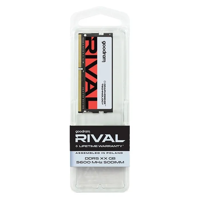 Модуль пам`ятi SO-DIMM DDR5 16GB/5600 Goodram Rival (GGEES5-56L40S/16G) - мініатюра 4