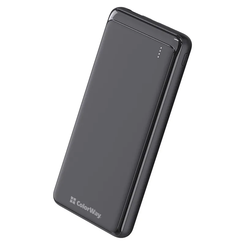 Універсальна мобільна батарея ColorWay Slim PD 10000mAh Black (CW-PB100LPG3BK-PD) - мініатюра 11