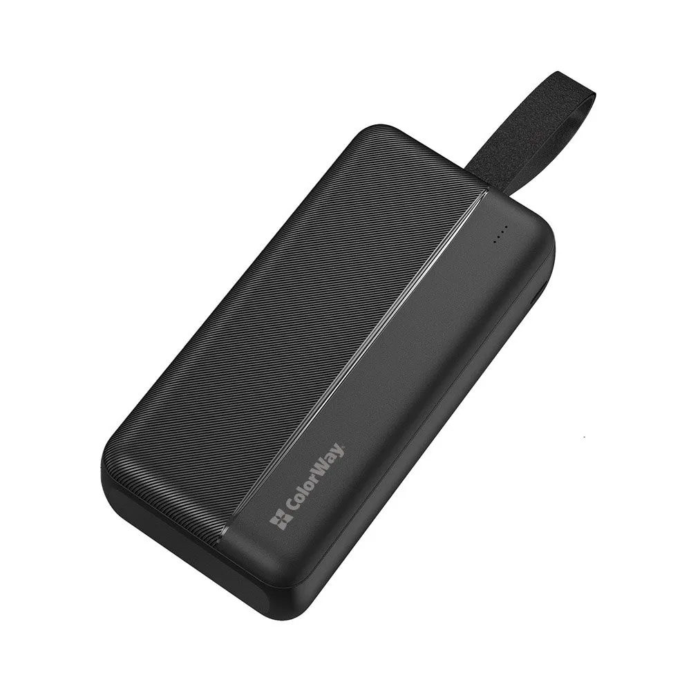 Універсальна мобільна батарея ColorWay High-power 2 30000mAh Black (CW-PB300LPC2BK-PD) - зображення 1