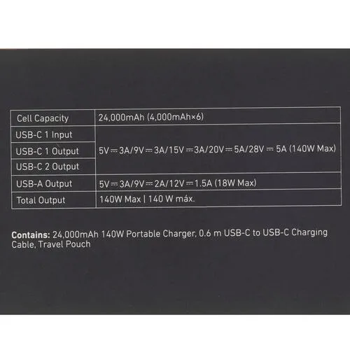 Універсальна мобільна батарея Anker PowerCore 737 GaNPrime 24000 mAh 140W Black (A1289011) - мініатюра 18