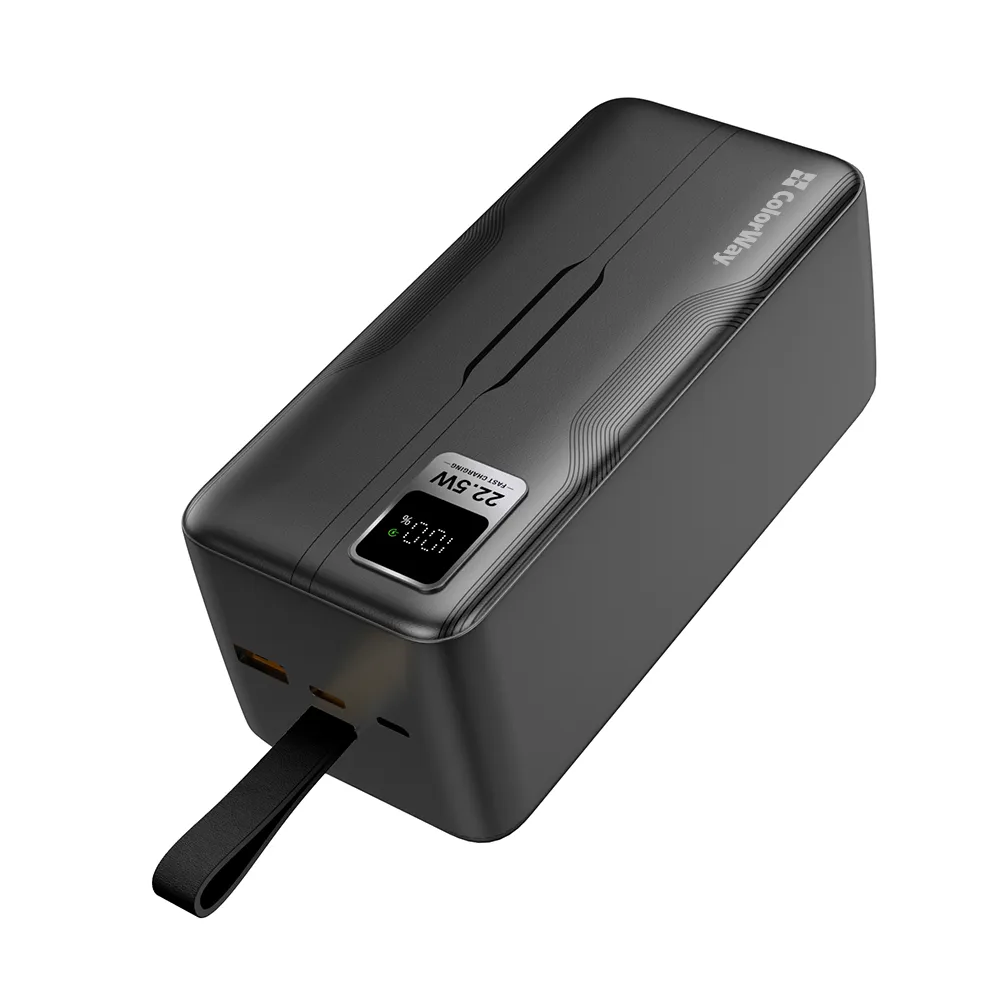 Універсальна мобільна батарея ColorWay Digital Display 50000mAh Black (CW-PB500LPC5BK-PDD) - мініатюра 3