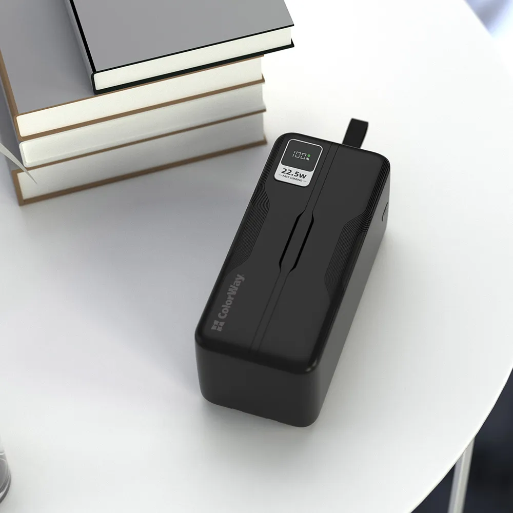 Універсальна мобільна батарея ColorWay Digital Display 50000mAh Black (CW-PB500LPC5BK-PDD) - мініатюра 6