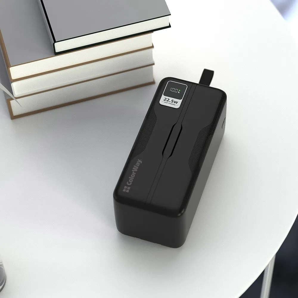 Універсальна мобільна батарея ColorWay Digital Display 50000mAh Black (CW-PB500LPC5BK-PDD) - мініатюра 7