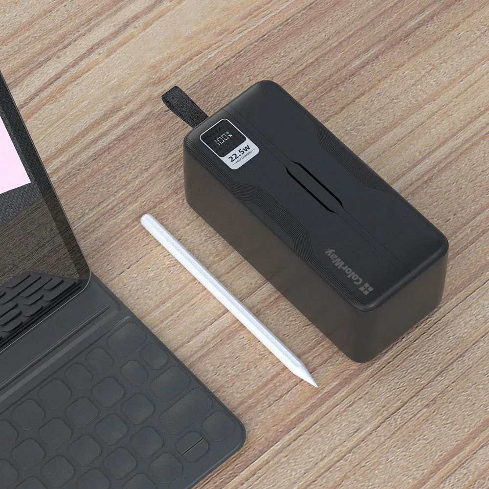 Універсальна мобільна батарея ColorWay Digital Display 50000mAh Black (CW-PB500LPC5BK-PDD) - мініатюра 8
