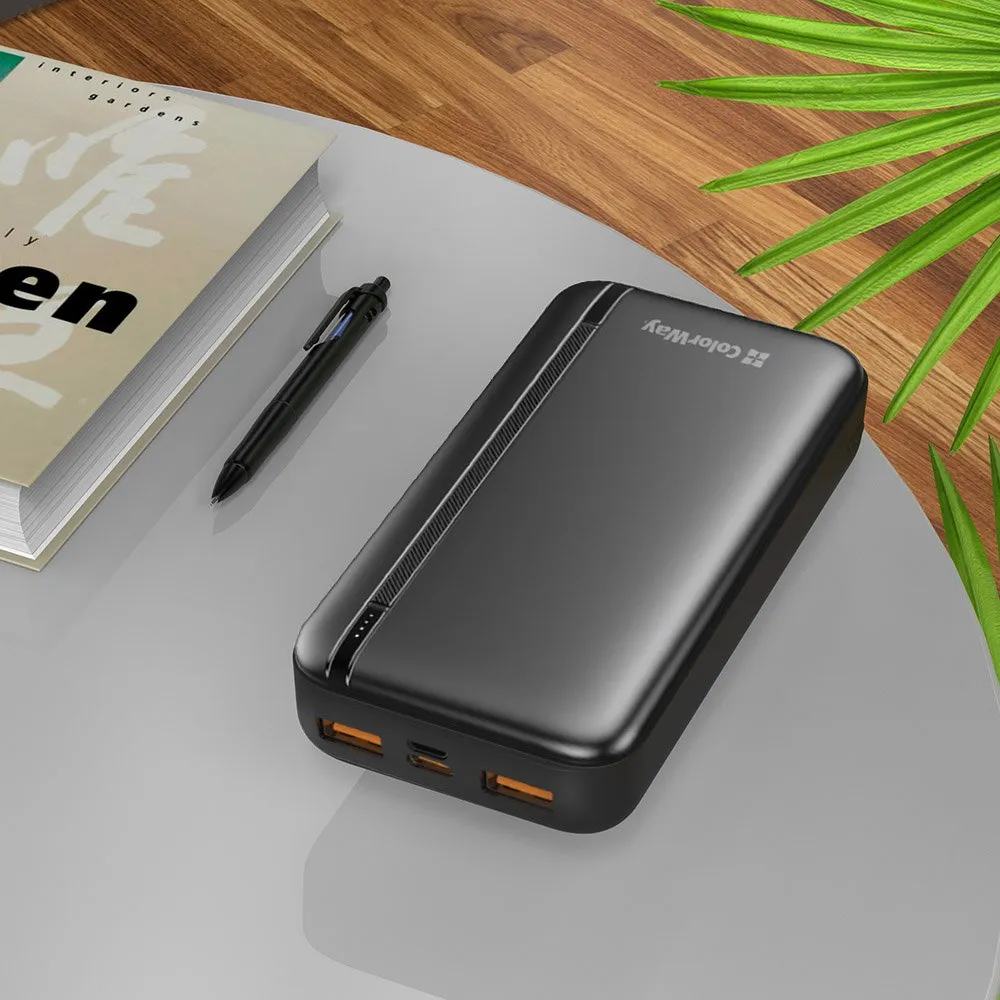 Універсальна мобільна батарея ColorWay Portable Charger 20000mAh Black (CW-PB200LPB4BK-PD) - мініатюра 8
