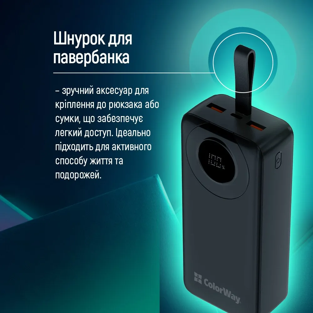 Універсальна мобільна батарея ColorWay EnergyPlus 30000mAh Black (CW-PB300LPB4BK-PDD) - мініатюра 17
