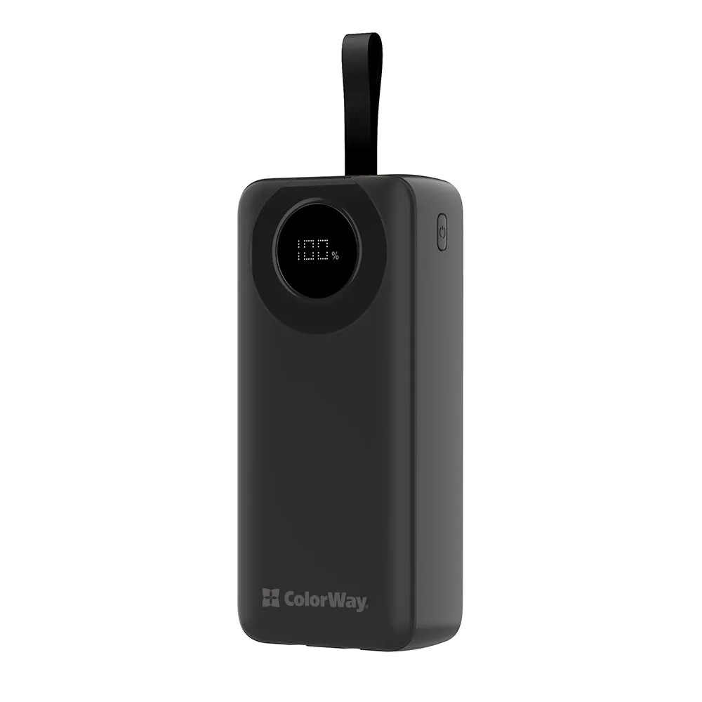 Універсальна мобільна батарея ColorWay EnergyPlus 30000mAh Black (CW-PB300LPB4BK-PDD) - мініатюра 2