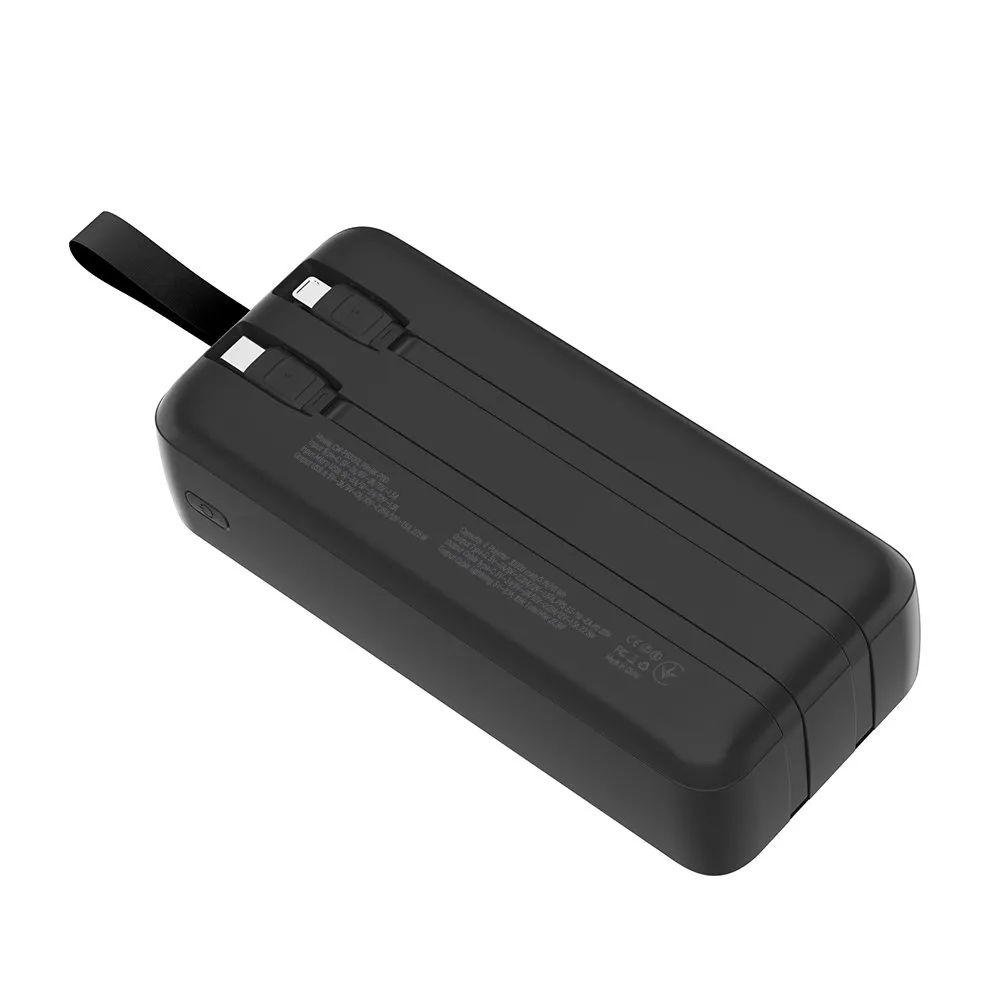 Універсальна мобільна батарея ColorWay EnergyPlus 30000mAh Black (CW-PB300LPB4BK-PDD) - мініатюра 3
