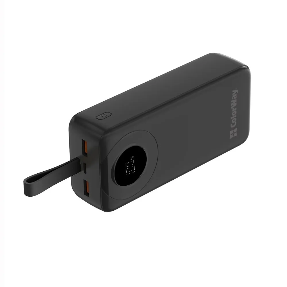 Універсальна мобільна батарея ColorWay EnergyPlus 30000mAh Black (CW-PB300LPB4BK-PDD) - мініатюра 4