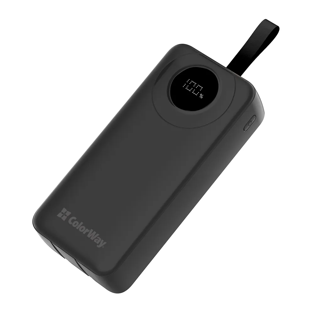 Універсальна мобільна батарея ColorWay EnergyPlus 30000mAh Black (CW-PB300LPB4BK-PDD) - мініатюра 5