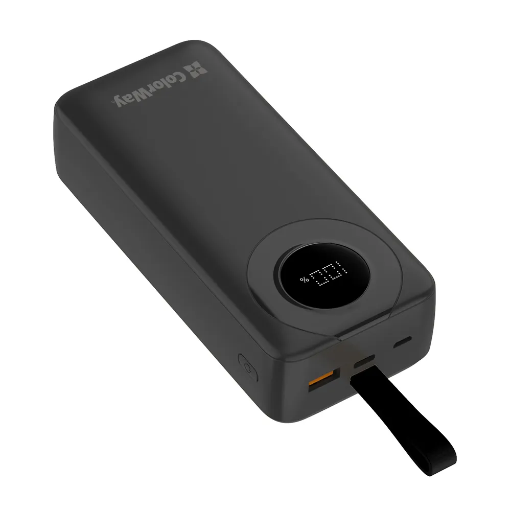 Універсальна мобільна батарея ColorWay EnergyPlus 30000mAh Black (CW-PB300LPB4BK-PDD) - мініатюра 6