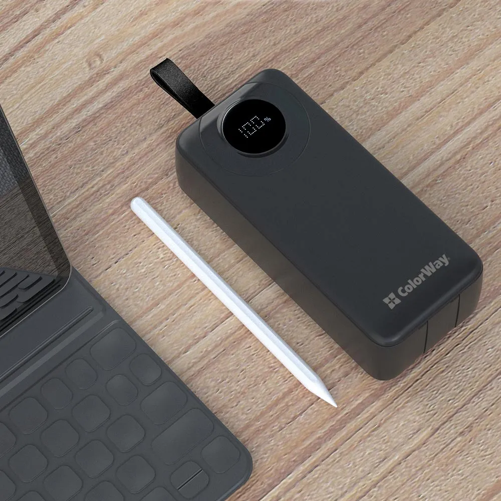 Універсальна мобільна батарея ColorWay EnergyPlus 30000mAh Black (CW-PB300LPB4BK-PDD) - мініатюра 7