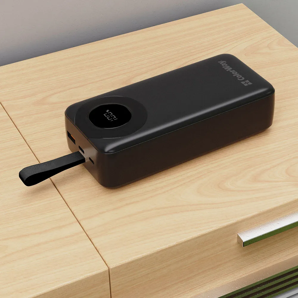 Універсальна мобільна батарея ColorWay EnergyPlus 30000mAh Black (CW-PB300LPB4BK-PDD) - мініатюра 8